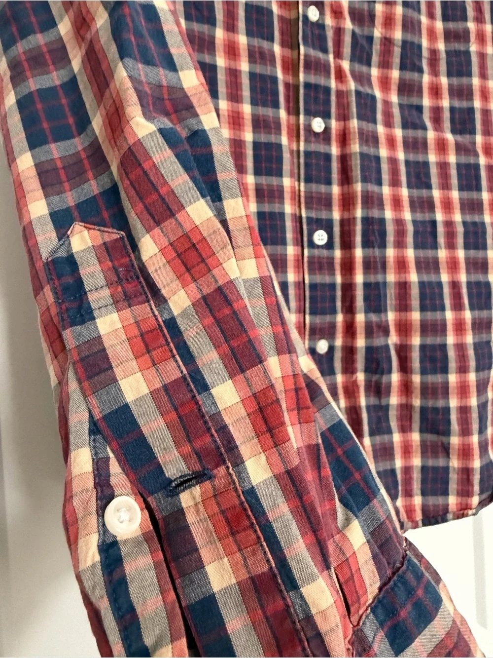J. Crew Men's Plaid Button-Down Shirt